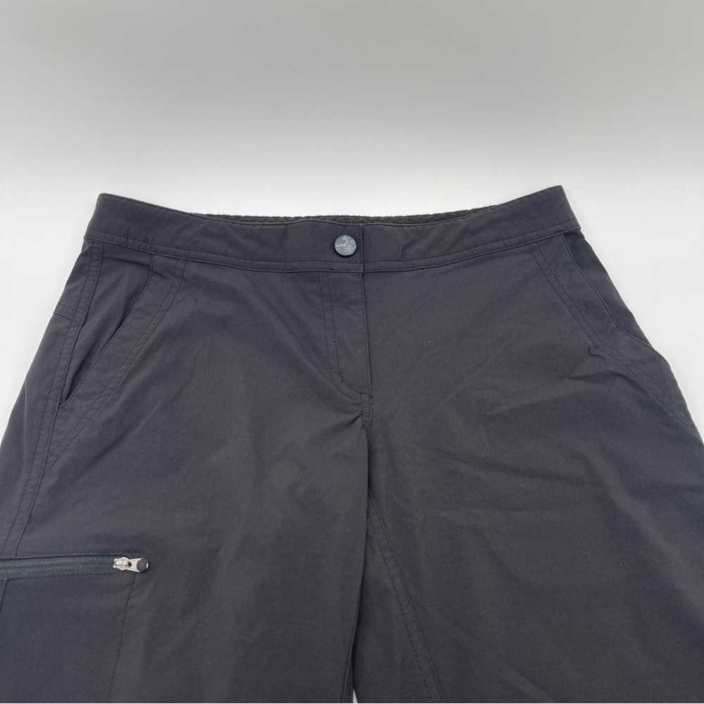 LL Bean Trail Mid Rise Straight Leg Crop Pants Womens 4P Water Repellent Comfort - Picture 6 of 16